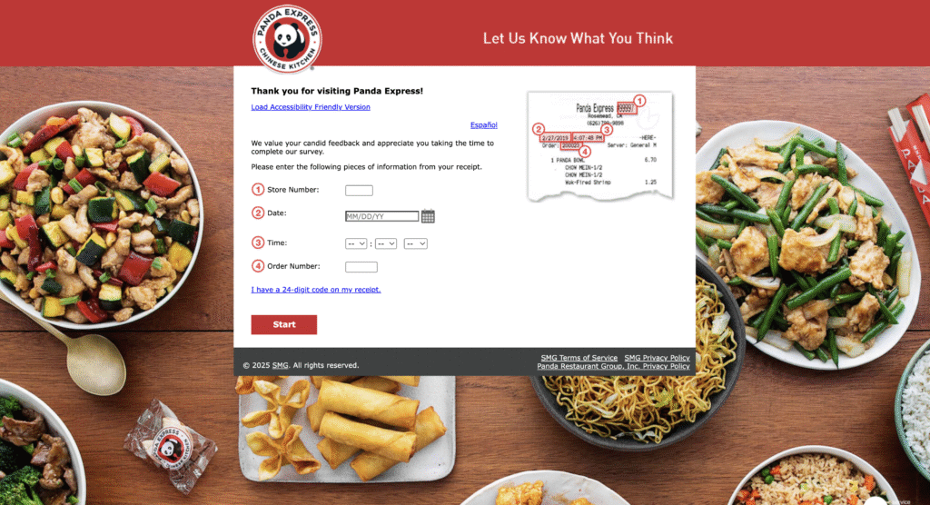 Panda Guest Experience survey